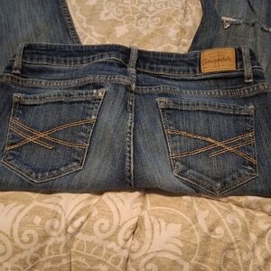 Aeropostale Women's Denim Jeans with Stitch Detail